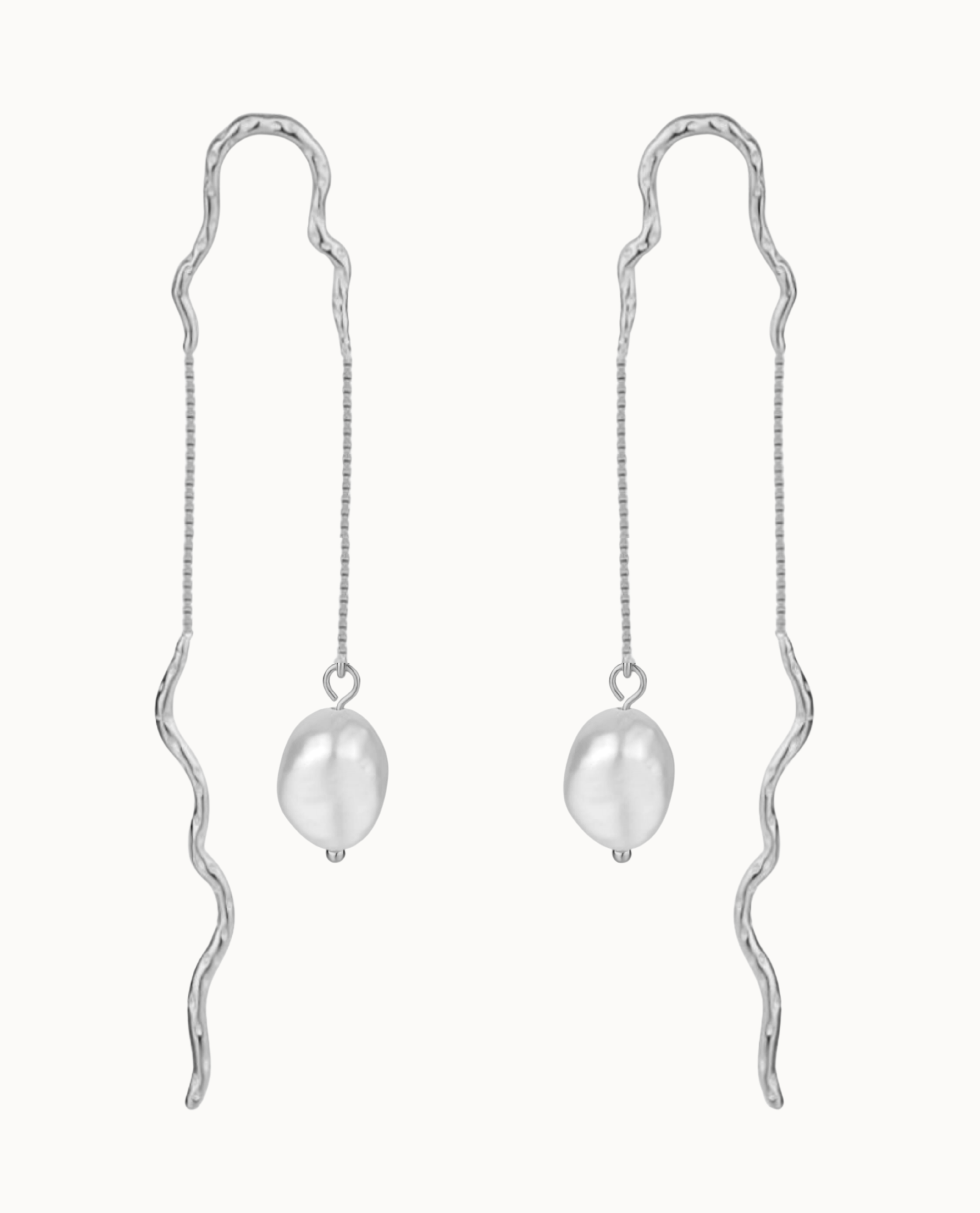 Raja Earrings Sølv - Nava Copenhagen Øreringe  - 05715461004416