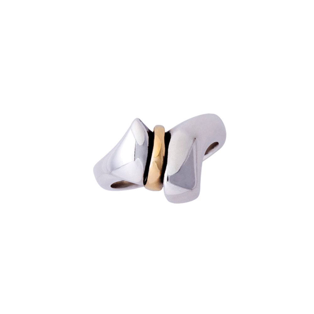 Randers Sølv Sølv Ring Med Karat Guld Rs190308 - Randers Sølv Fingerringe  - 1233690115863