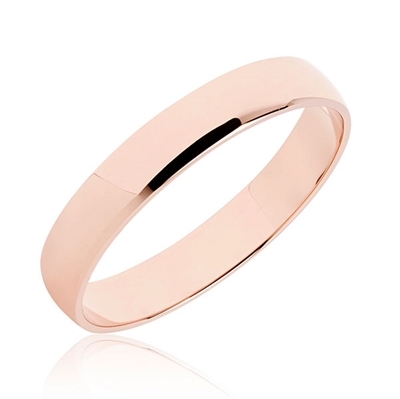 Rosa Bartoli Classic Enkel Vielsesring Guld - Vielsesringe