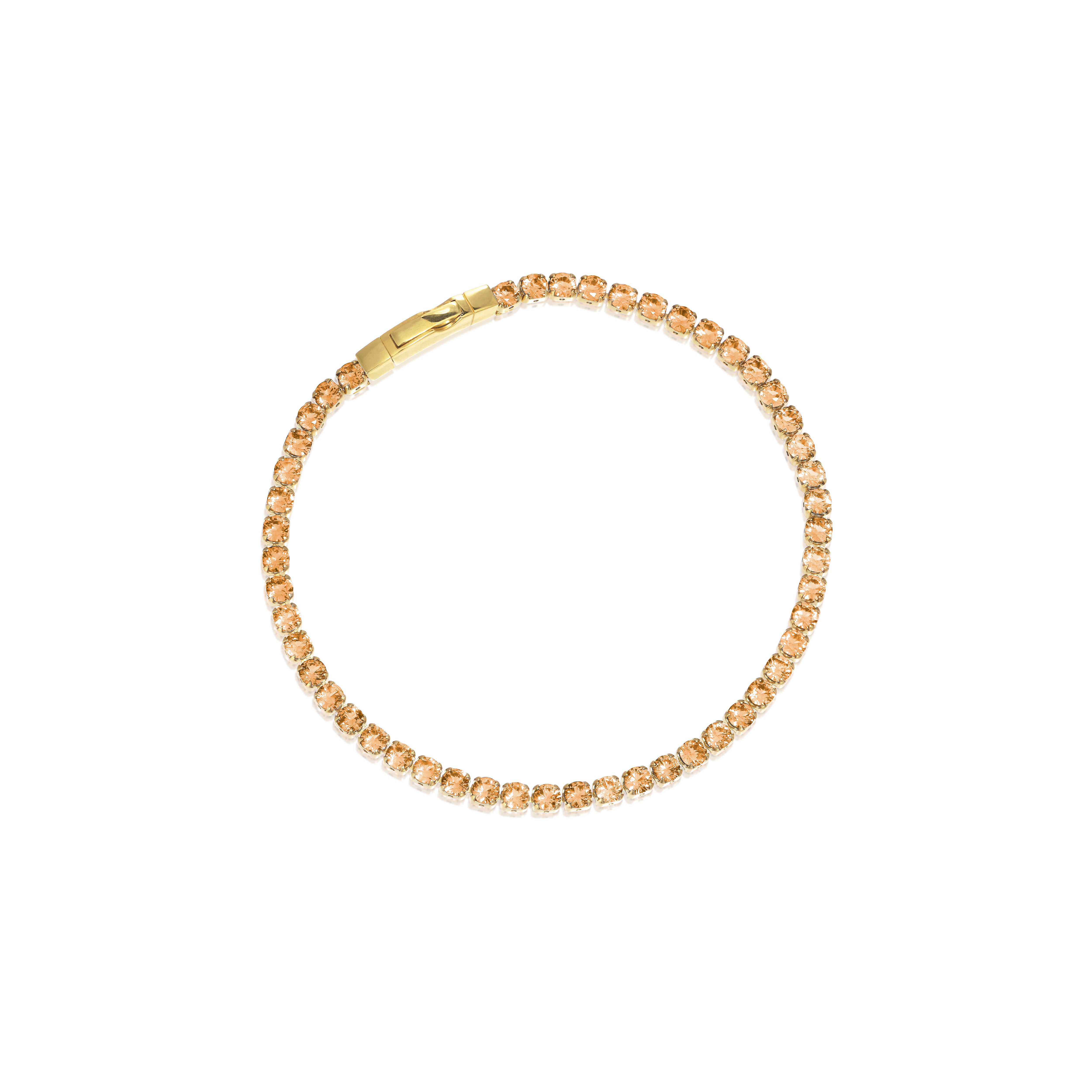 Sif Jakobs Ellera Grande Armbånd Med Champange Farvede Sten B2870 Chcz - Sif Jakobs Armbånd  - 1233690224473