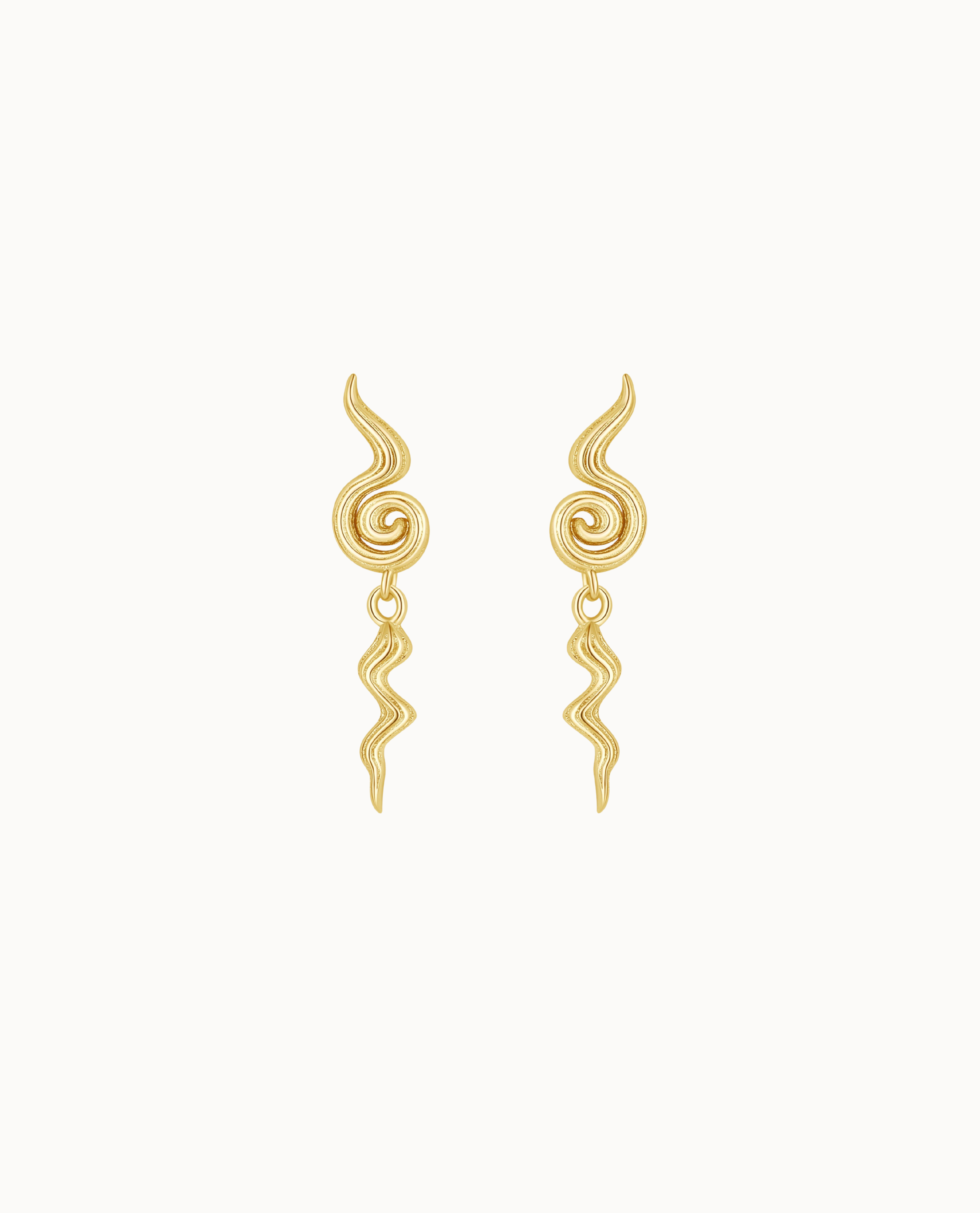 Sadira Earrings Forgyldt - Nava Copenhagen Øreringe  - 5715461007745
