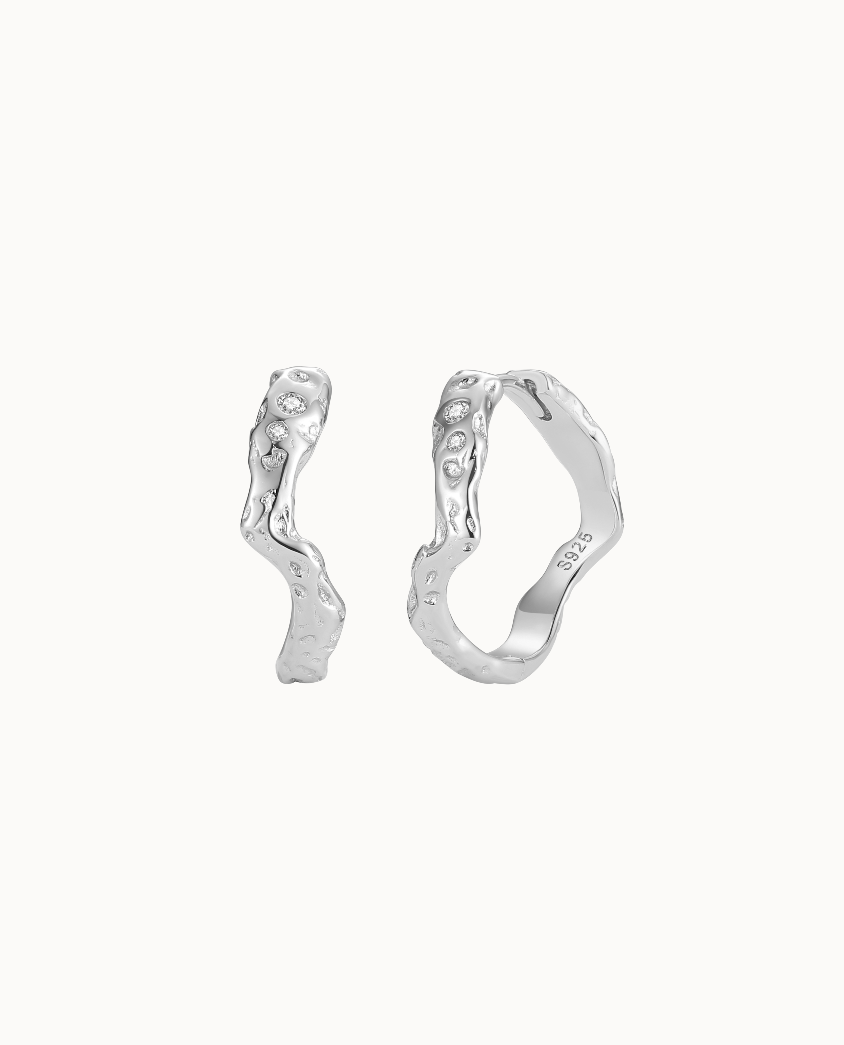 Saba Earrings Sølv - Nava Copenhagen Øreringe  - 5715461010479