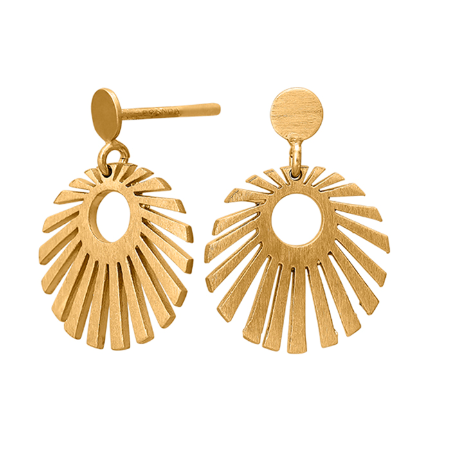 Nordahl 325687 Forgyldte øreringe Der Hænger - Nordahl Øreringe  - 1233690094427