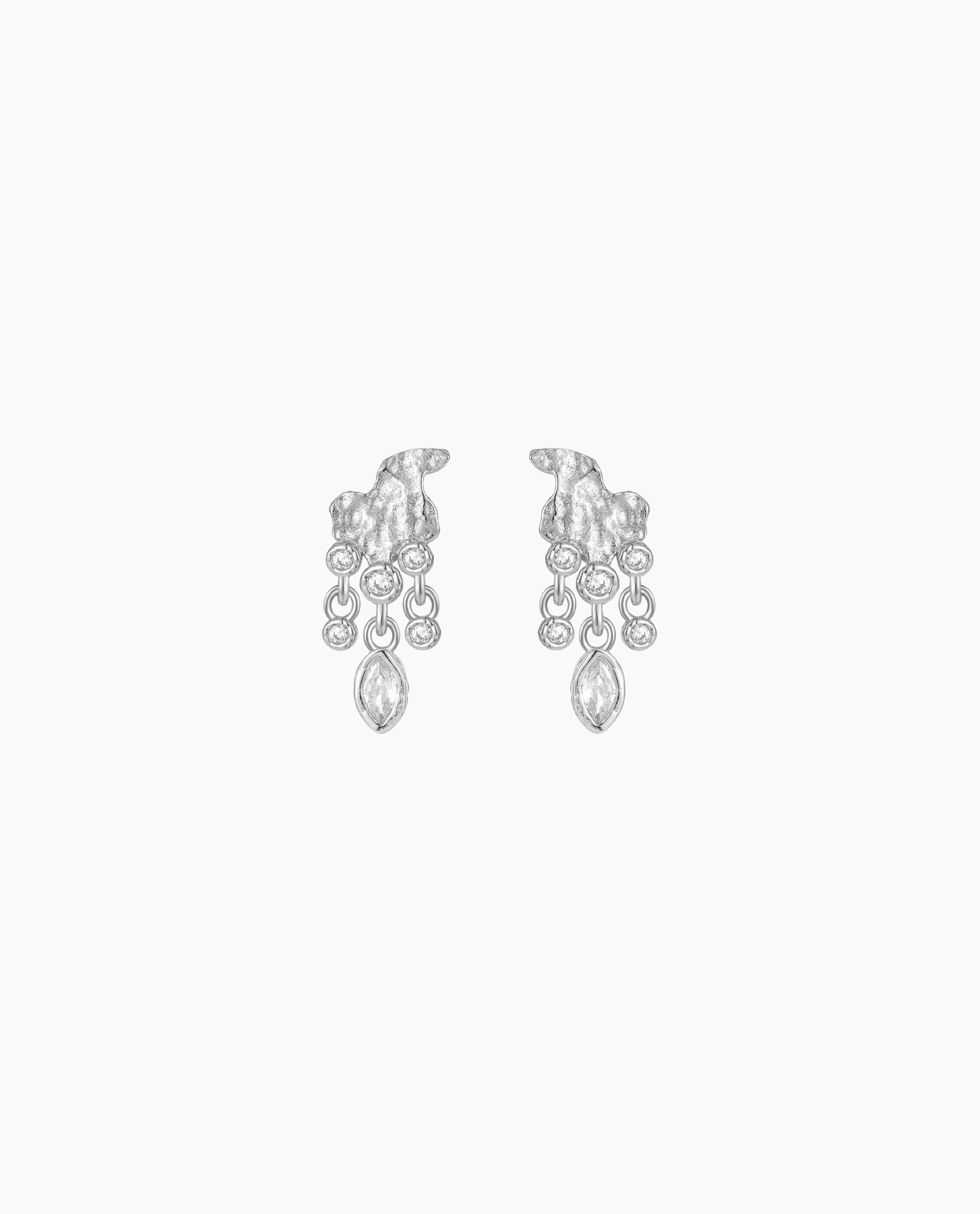 Semat Earrings Sølv - Nava Copenhagen Øreringe  - 5715461009671