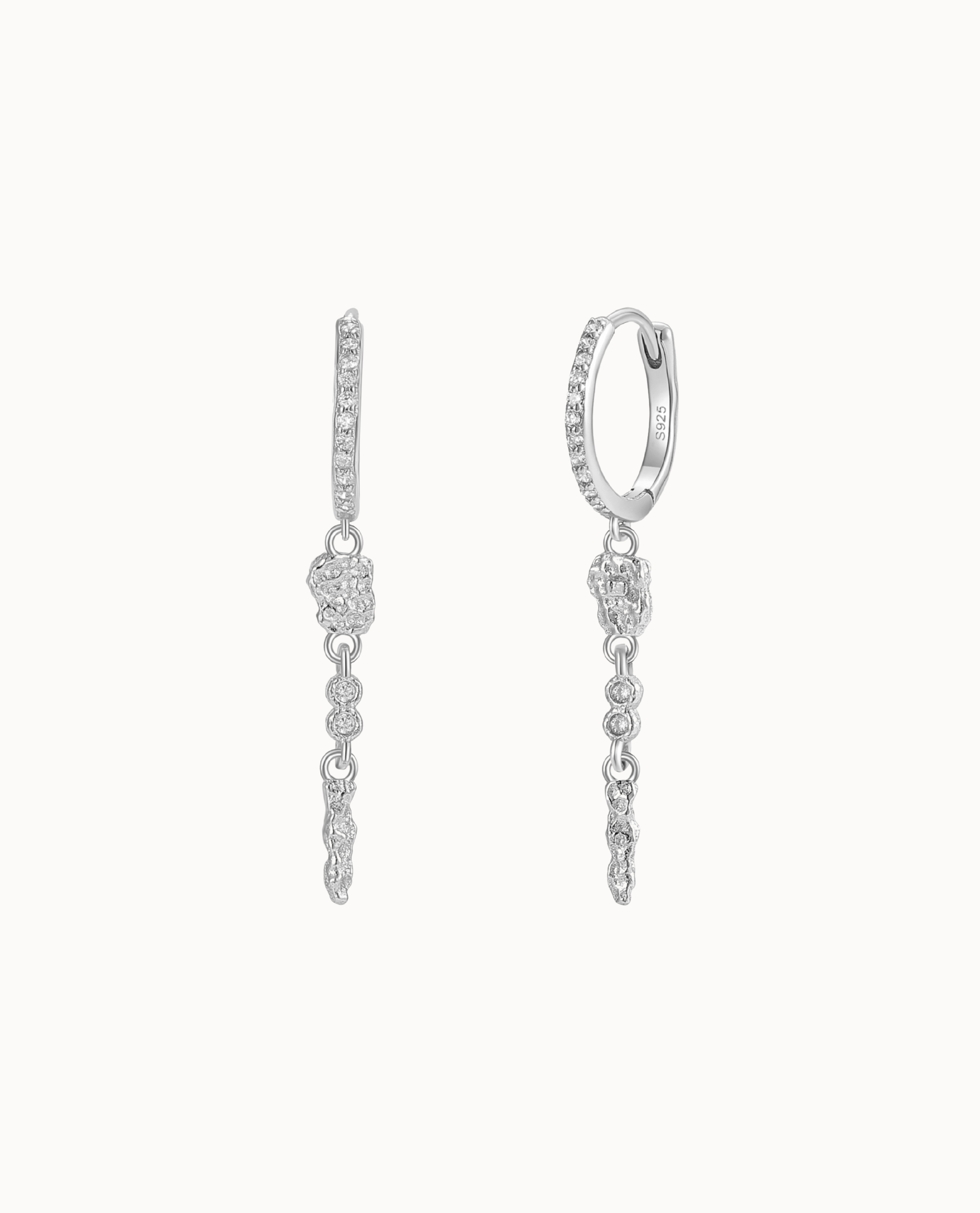 Serqet Earrings Sølv - Nava Copenhagen Øreringe  - 5715461009756
