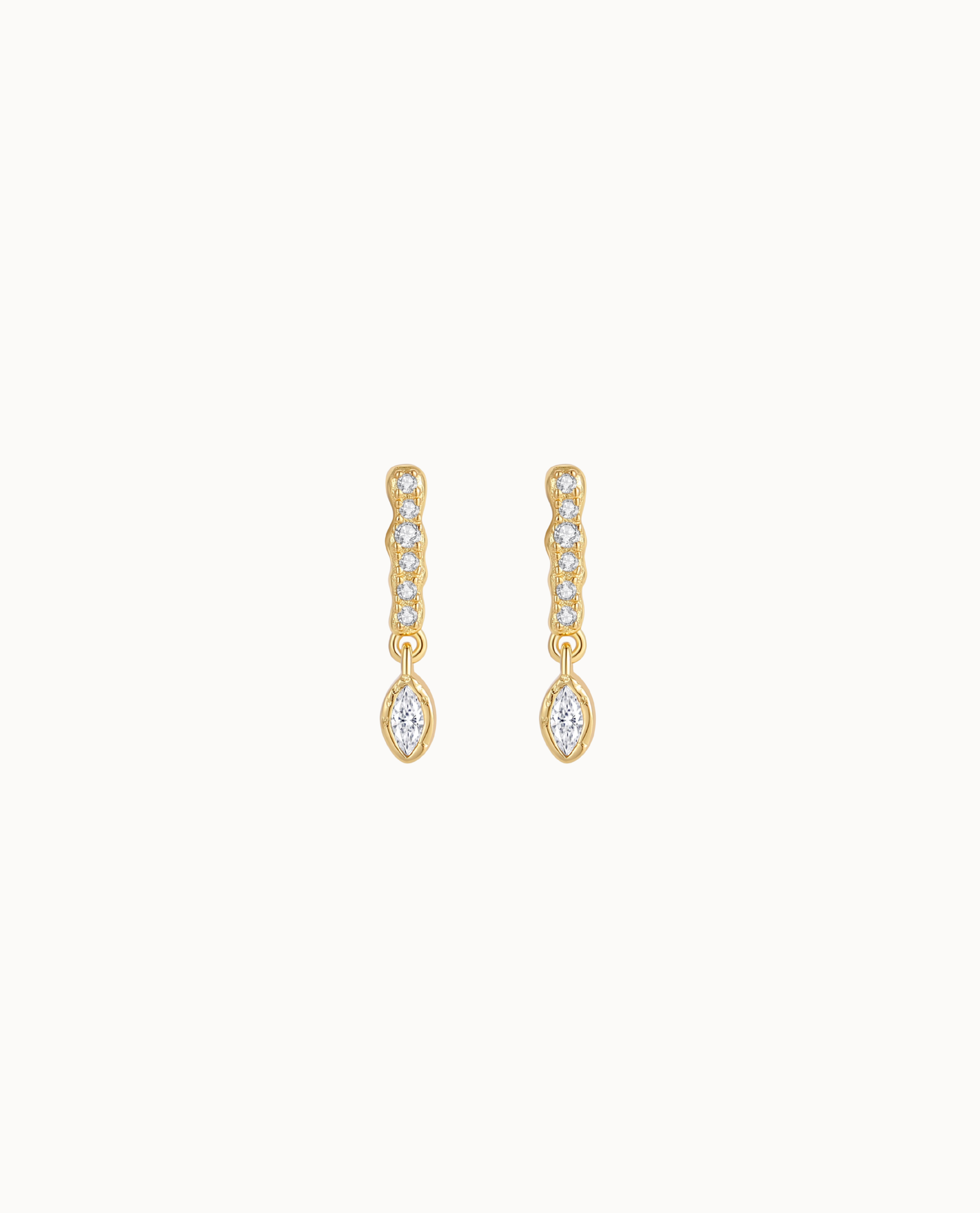 Shenti Earrings Forgyldt - Nava Copenhagen Øreringe  - 5715461009640