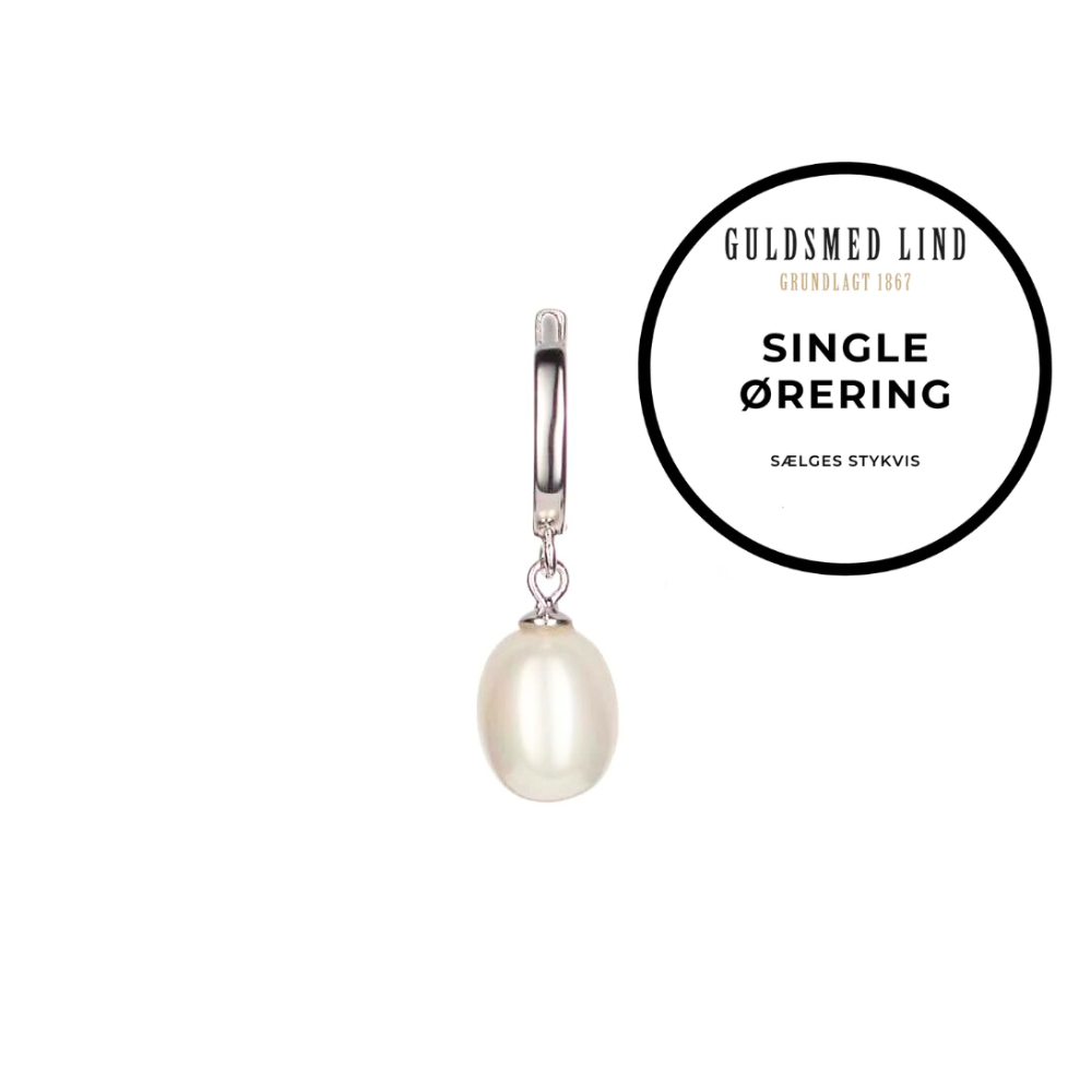 Alexander Lynggaard Single Creol Med Ferskvandsperle E00001 - Øreringe