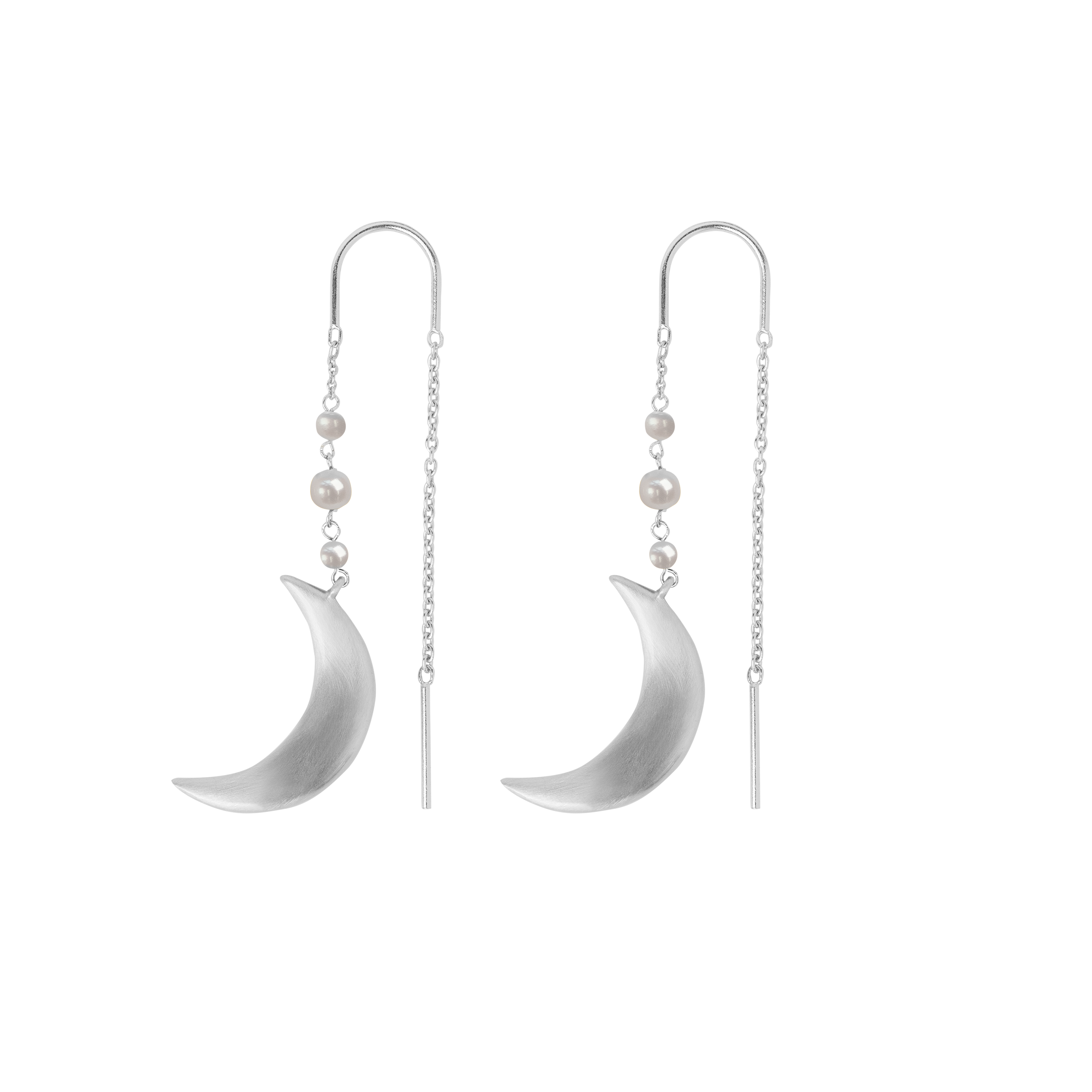 Bybiehl Summer Moon øreringe Sterling Sølv 5303wp - Bybiehl Øreringe