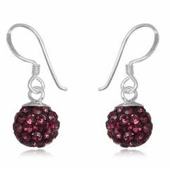 Med Swarovski Krystaller 21mm Par - Øreringe