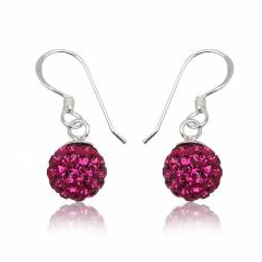 Øreringe Med Swarovski Krystaller 24mm Par - Ørestikkere