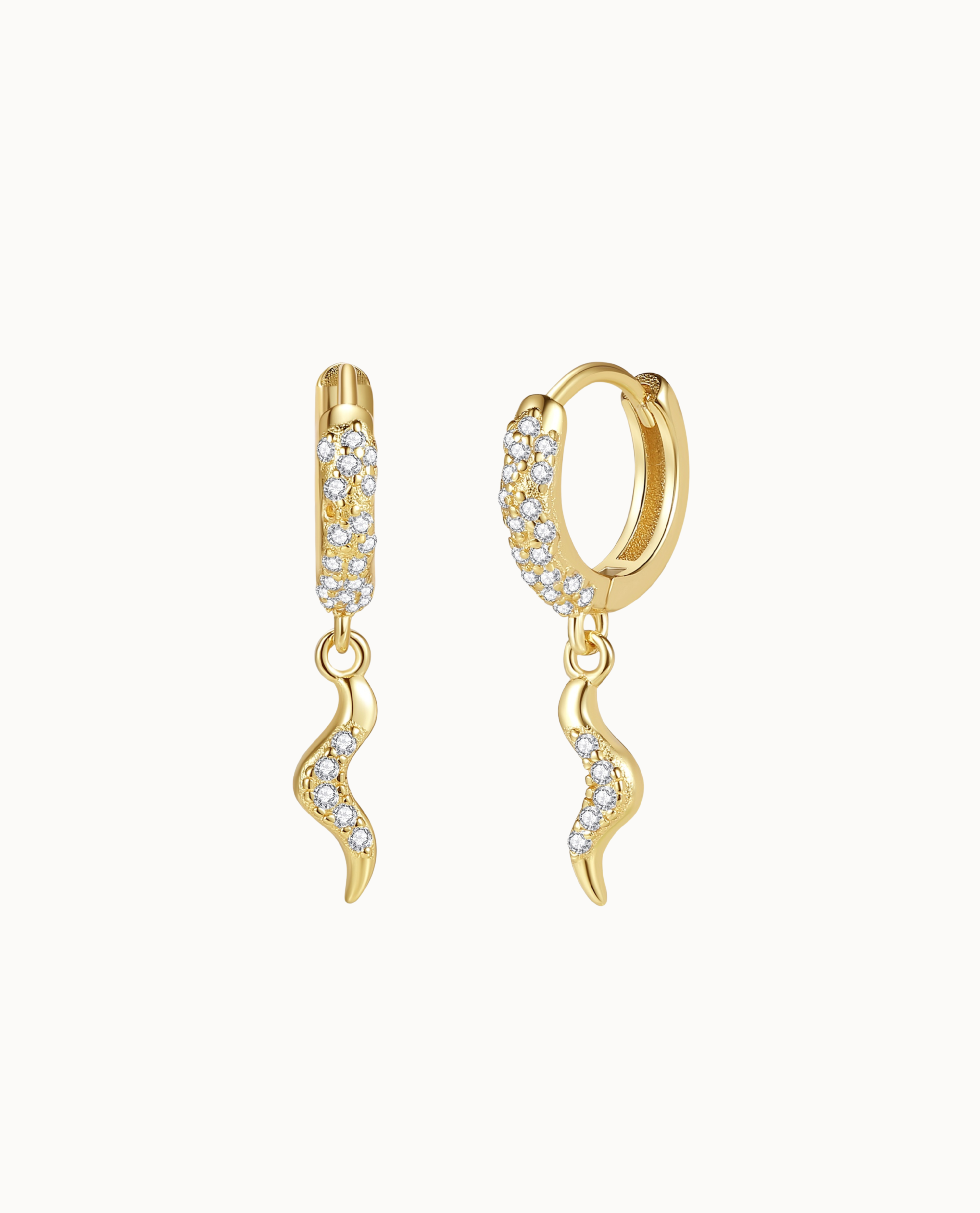 Tara Earrings Forgyldt - Nava Copenhagen Øreringe  - 05715461003211