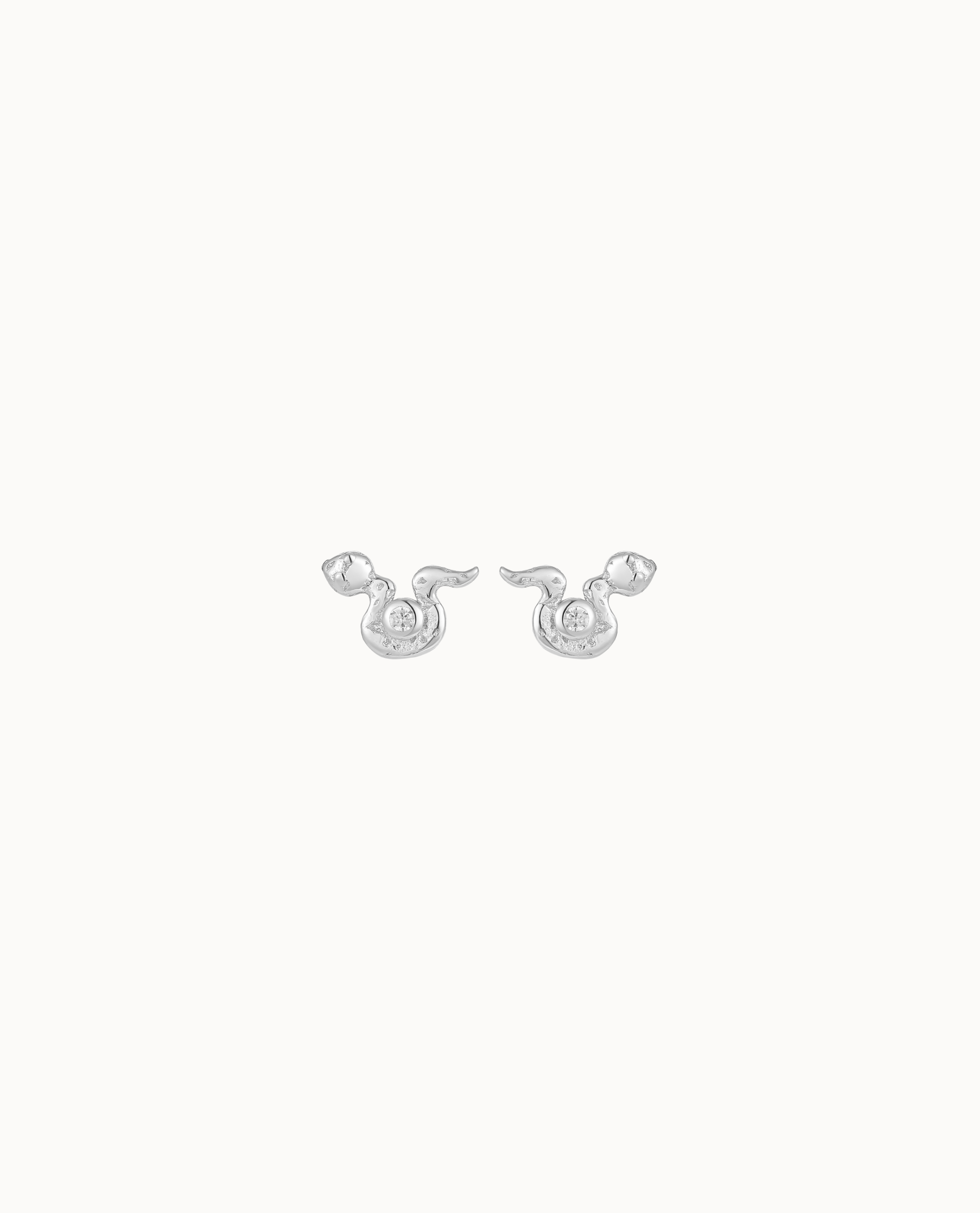 Viper Petite Studs Sølv - Nava Copenhagen Øreringe  - 5715461008650