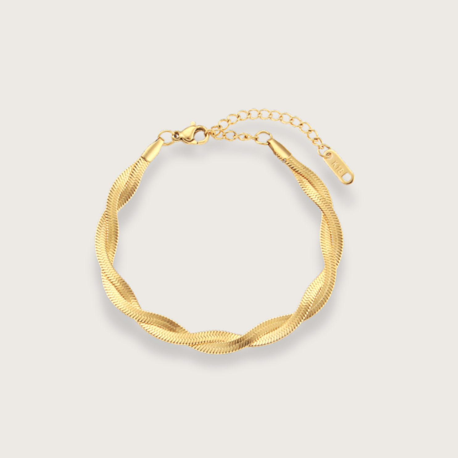 Zazie Dobbelt Slangearmbånd Guldbelagt - Chant Du Matin Armbånd