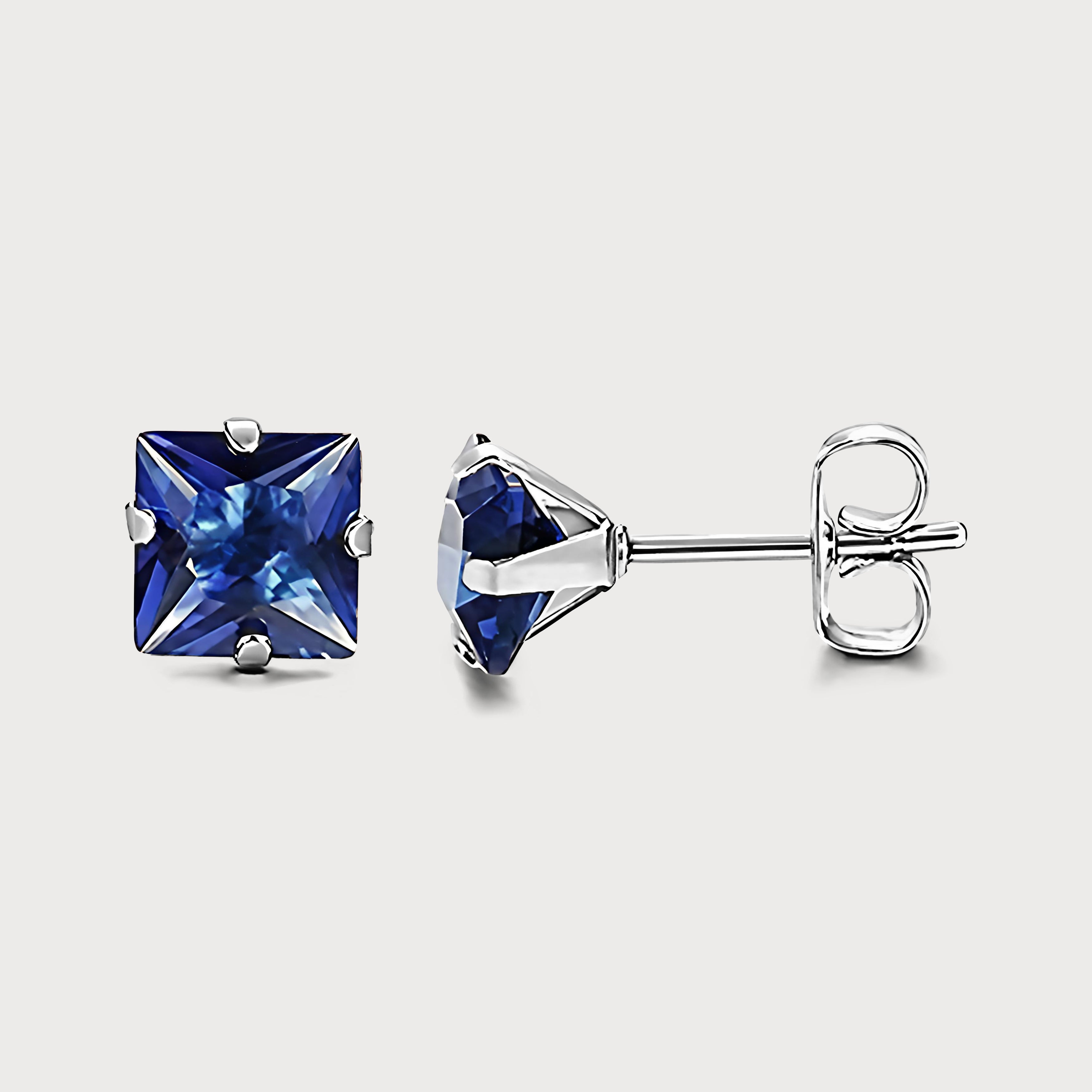 Luiz Ørering 6mm Sapphire - Øreringe