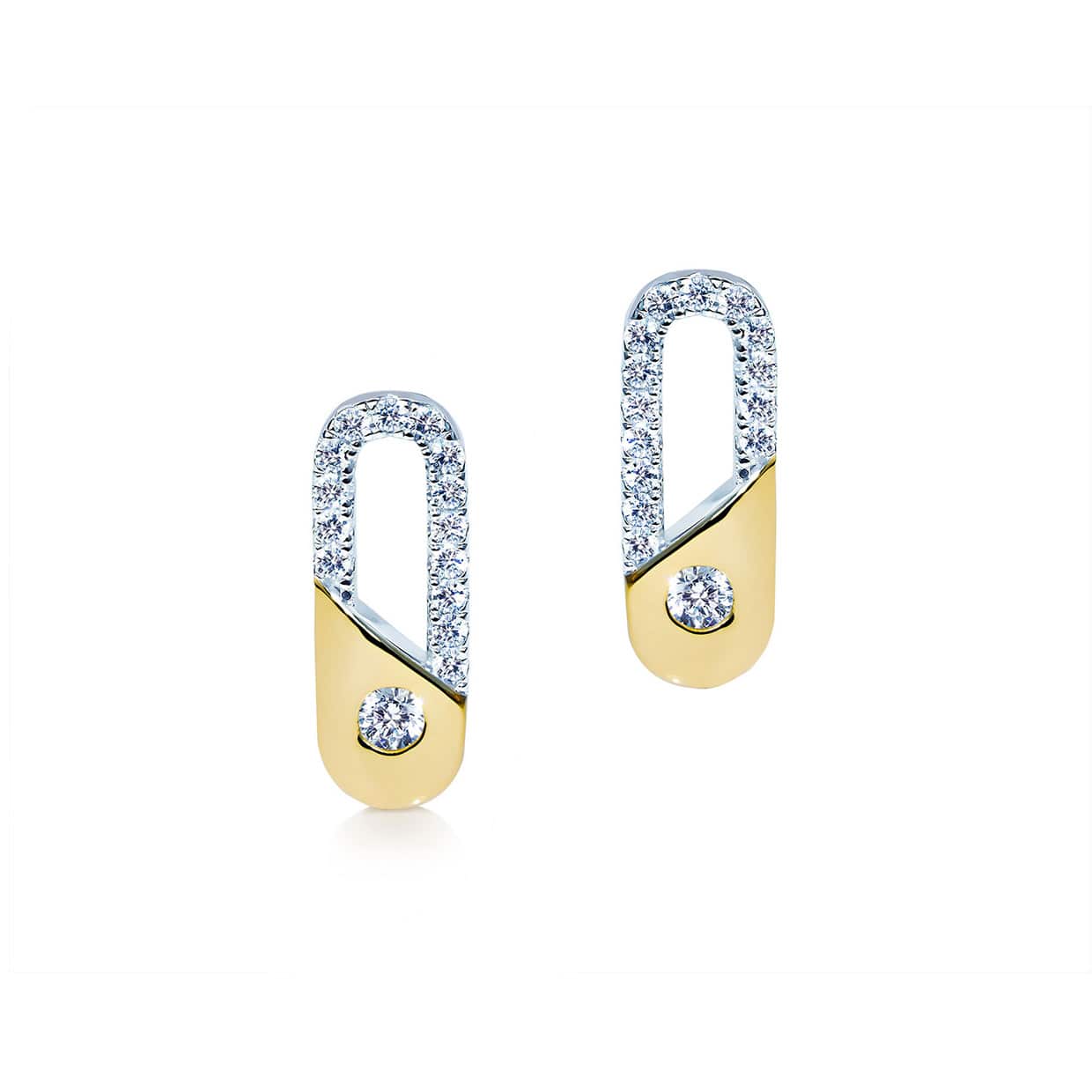 Clip øreringe Forgyldt Sterlingsølv - Abelstedt Øreringe