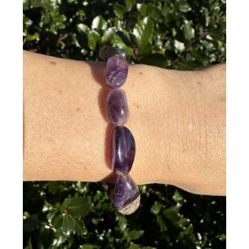 Ametyst Nuggets Armbånd Krystal Armbånd Godkarmashop - Christian Emig Armbånd
