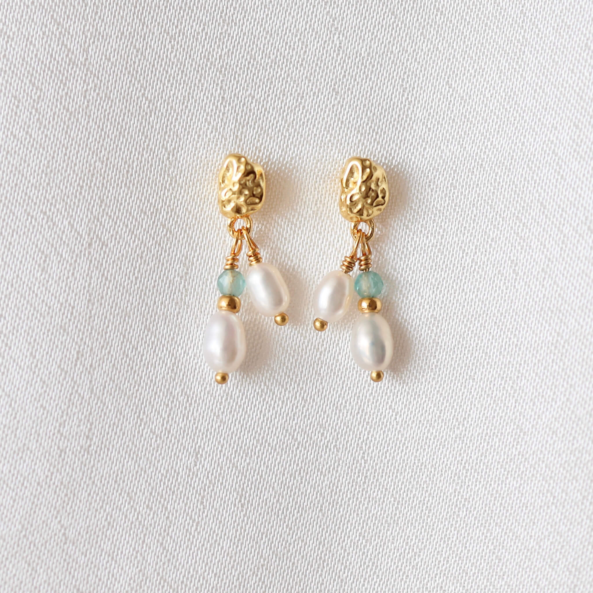 Guld Andrea øreringe Forgyldt - Øreringe