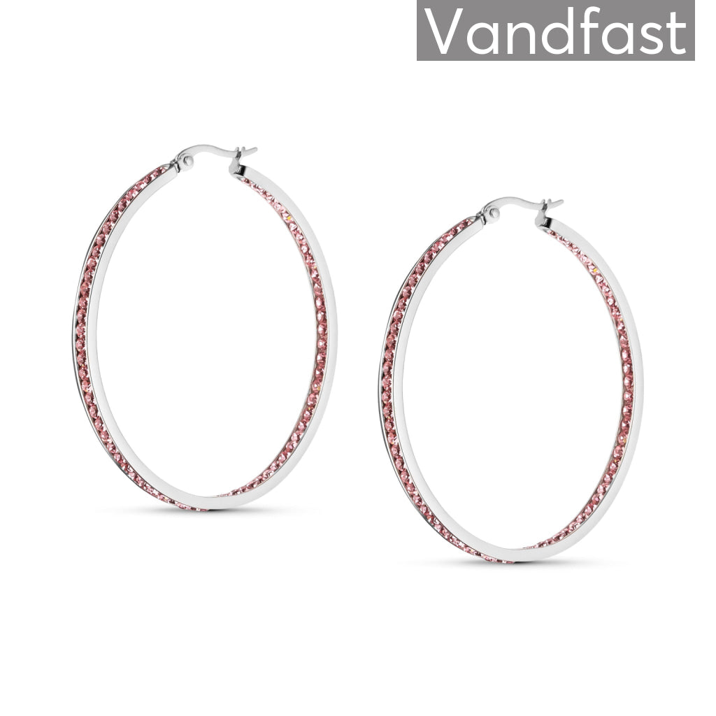 Pink Annebrauner Creole Thin Big - Annebrauner Øreringe  - 2000670057630