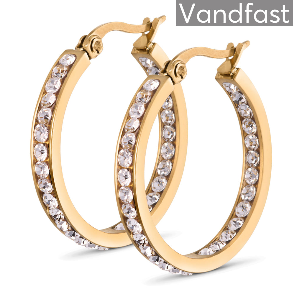 Annebrauner Creole Thin Small 18k Guldbelagt - Øreringe  - 2008862973324