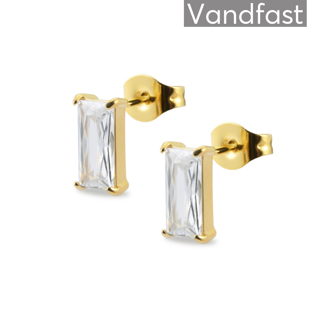 Annebrauner Empress 4x8mm 18k Guldbelagt - Cab Øreringe - 2002685212837