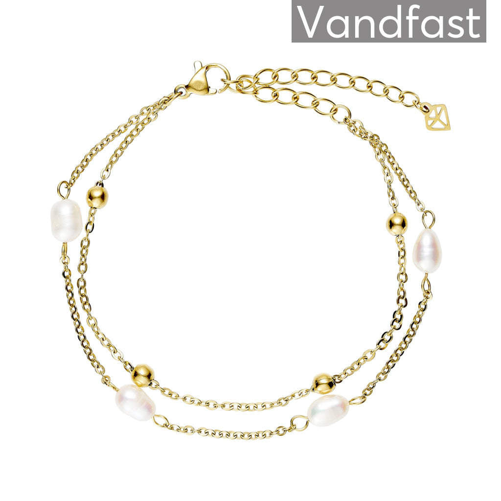 Annebrauner Florence Ball Armbånd 18k Guldbelagt - Cab Armbånd  - 5714727014336