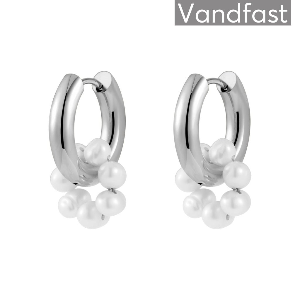 Annebrauner Pearl Circle Creole - Cab Øreringe  - 2008613578914