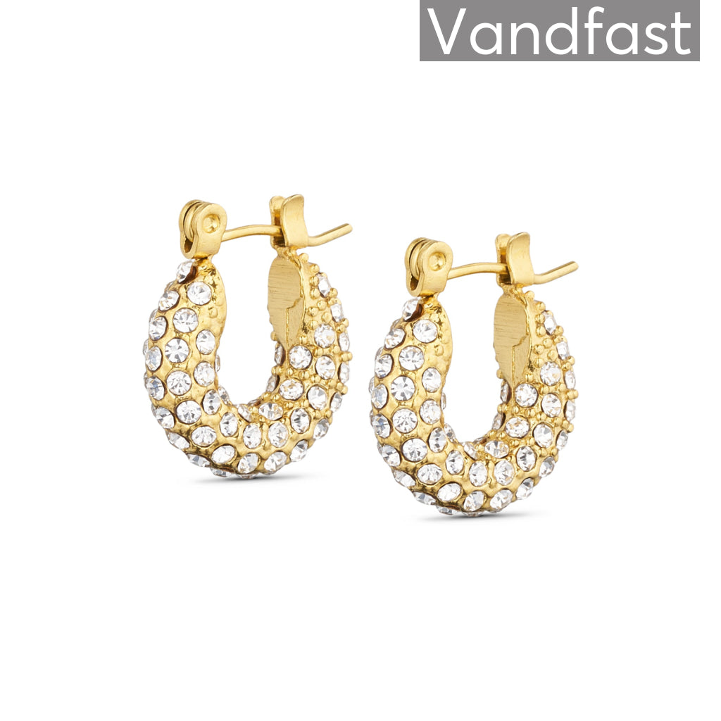 Annebrauner Sparkling Party 18k Guldbelagt - Bella Øreringe  - 2009407470759