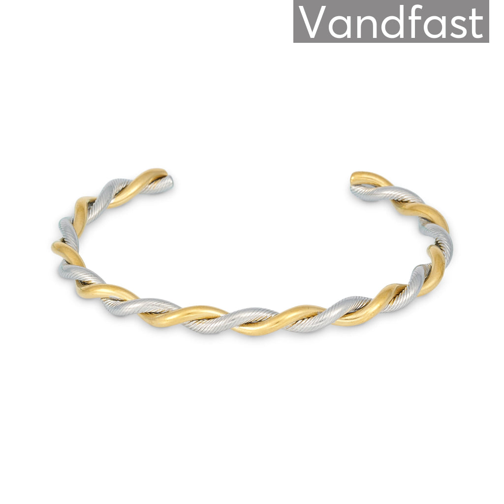 Annebrauner Twisted Mix Armbånd 18k Guldbelagt - Bella Armbånd  - 2004135309470