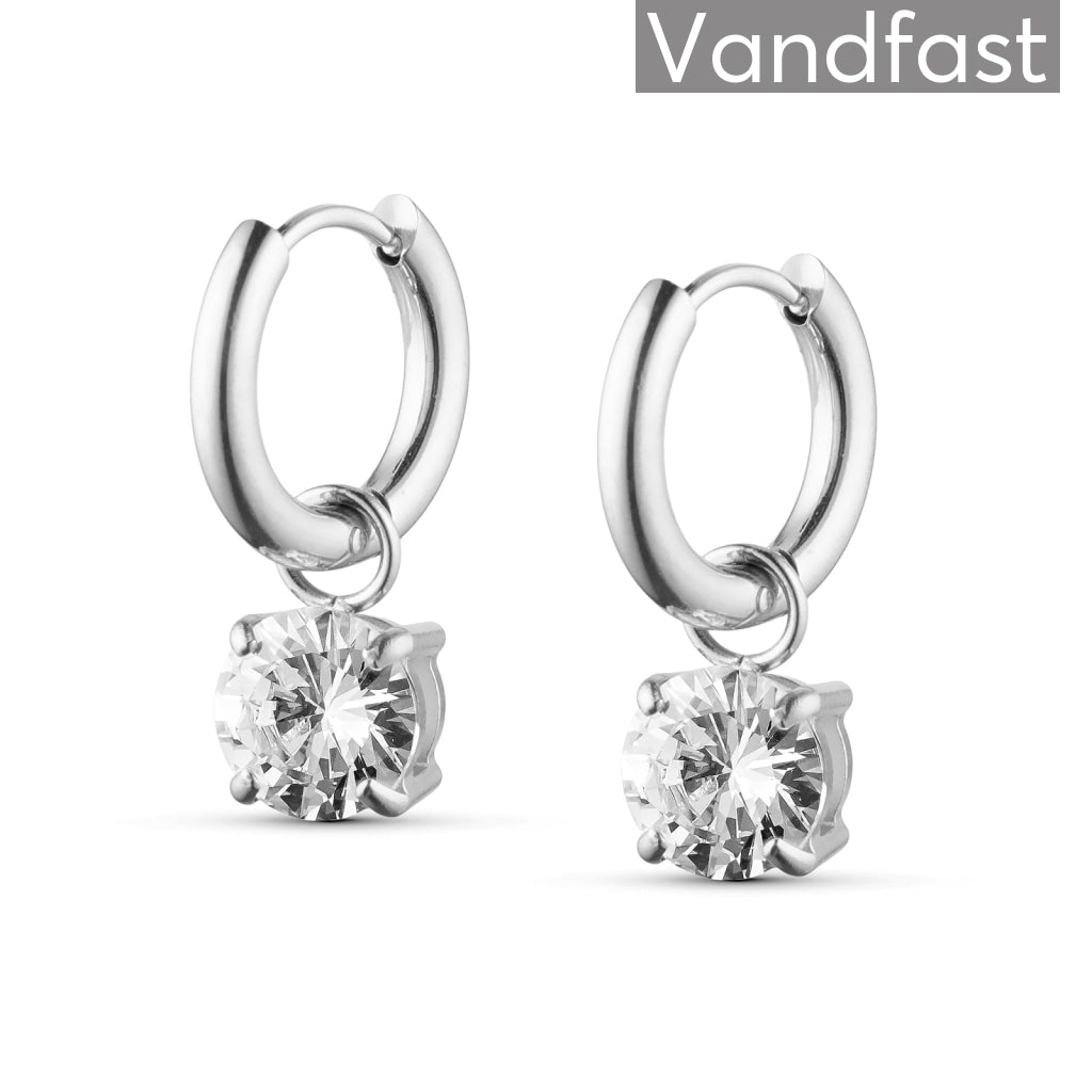Annebrauner Zirconia Creole - Bella Øreringe  - 2004164826276