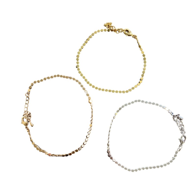 Armbånd Friihof Siig Dots Guld Sølv Kobberbelagt - Friihof + Siig Armbånd