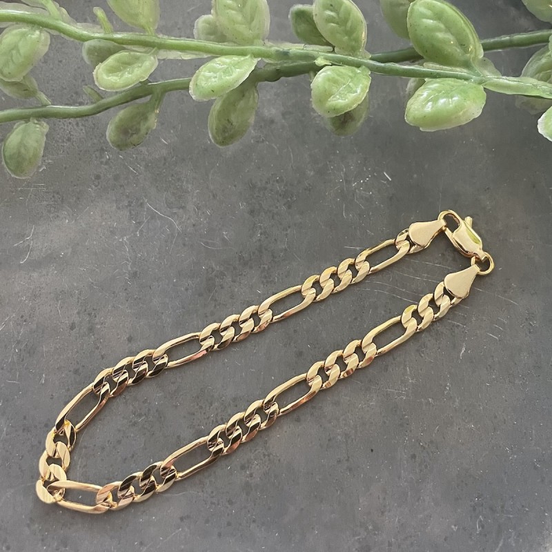 Armbånd Friihof Siig Guldbelagt Gold Chain Bracelet - Friihof + Siig Armbånd