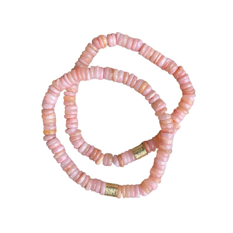 Armbånd Friihof Siig Coral Guldfarvet Perle - Friihof + Siig Armbånd