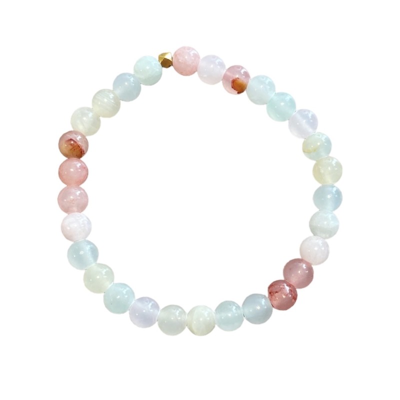 Armbånd Friihof Siig Perler Pastelfarver - Friihof + Siig Armbånd