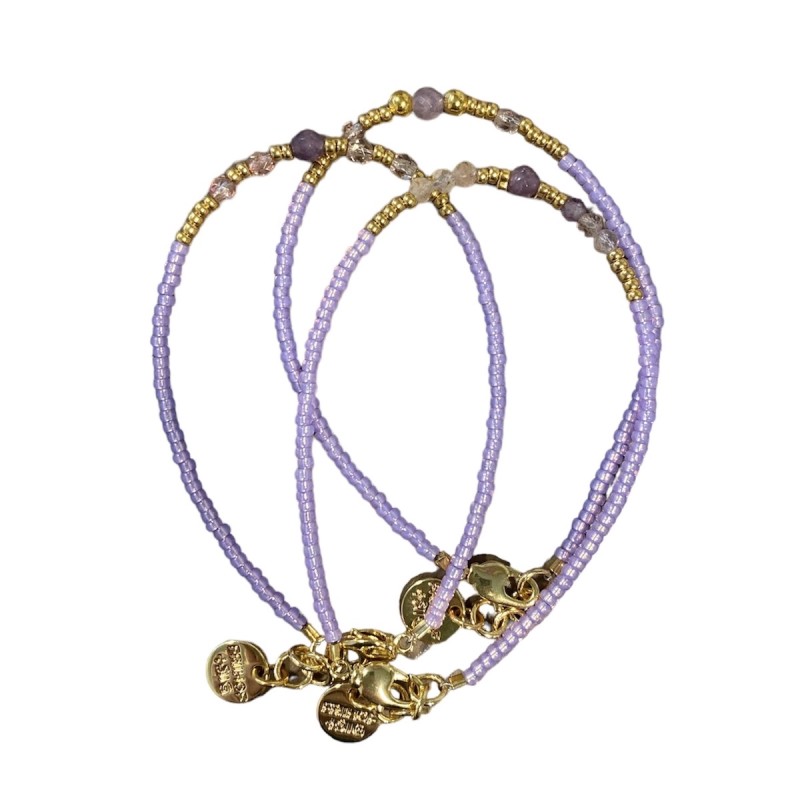 Armbånd Friihof Siig Unika Lilla - Friihof + Siig Armbånd