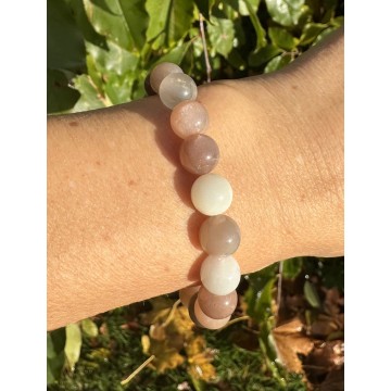 Armbånd Med Månesten Krystal Armbånd Godkarmashop - Govind Jain Armbånd