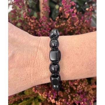 Armbånd Shungit Shamballa Shungite Godkarmashop - Armbånd