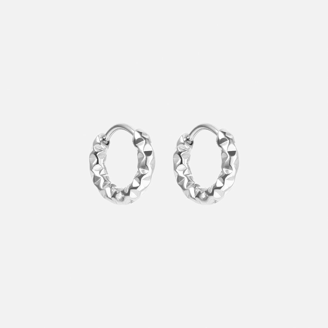 Astra Hoops Sølvfarvet 12mm - Josephine Nord Øreringe