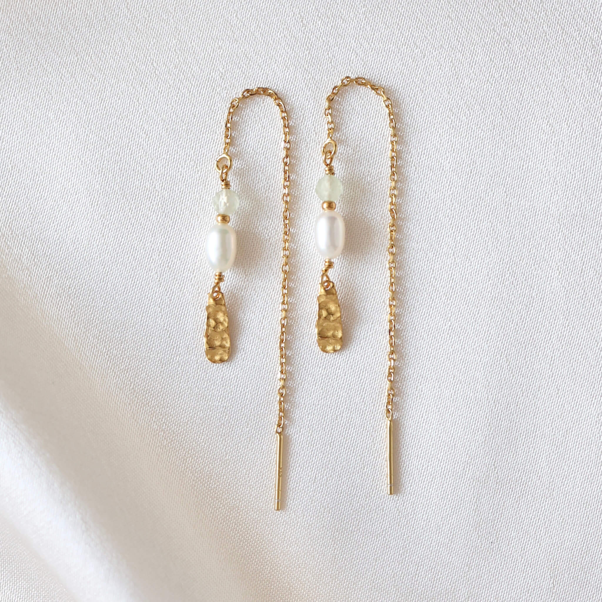 Guld Beate øreringe Forgyldt - Øreringe