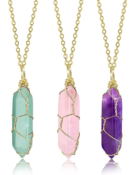 Bff Halskæder Med Sten Krystaller Til - Halskæder