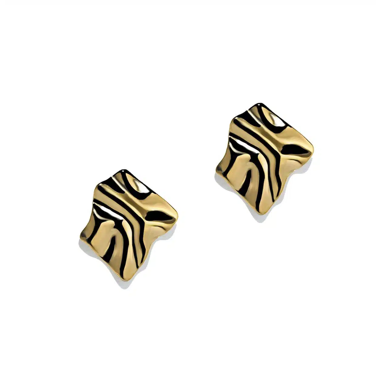 Bold Statement øreringe Guld - Abelstedt Øreringe