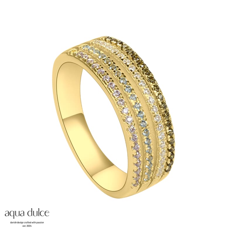 Ring Wow Str - Aqua Dulce Fingerringe  - 5715446463252
