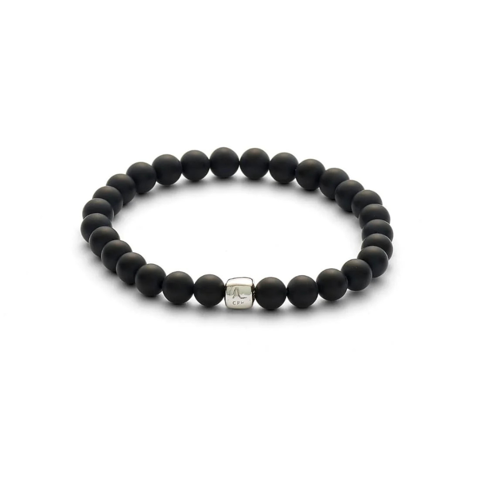 Alexander Lynggaard Armbånd Med Matte Sorte Onyx Sten 6mm C00050 - Armbånd