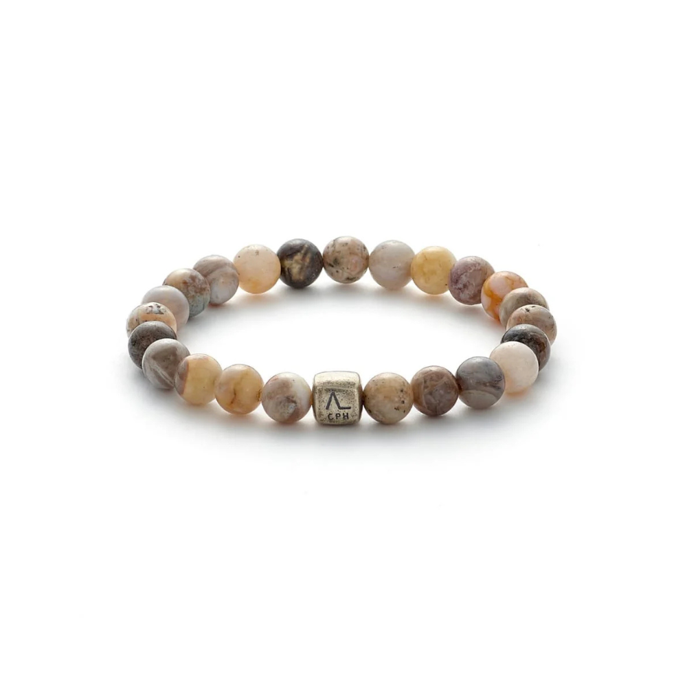 Alexander Lynggaard Armbånd Med Bambus Agat 8mm C00880 - Armbånd