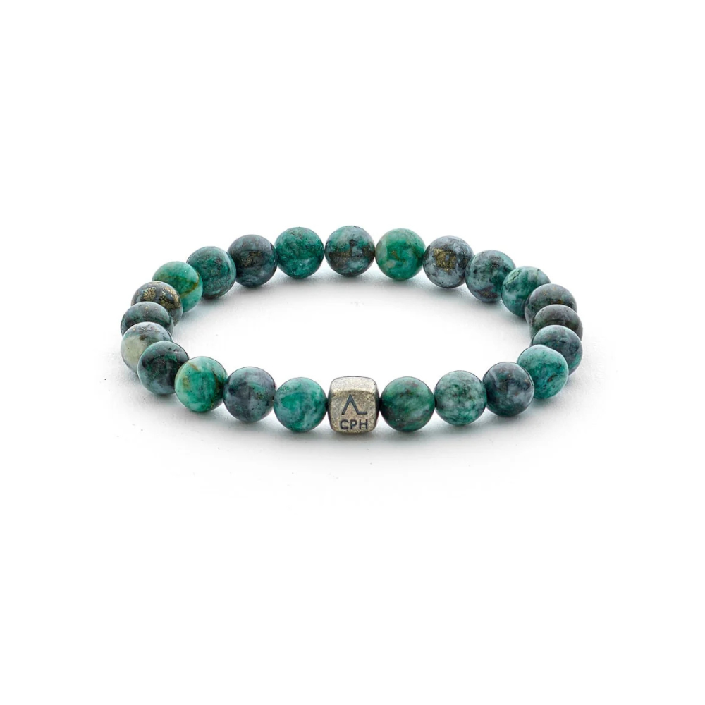Alexander Lynggaard Armbånd Med Dioptase Sten 8mm C01040 - Armbånd