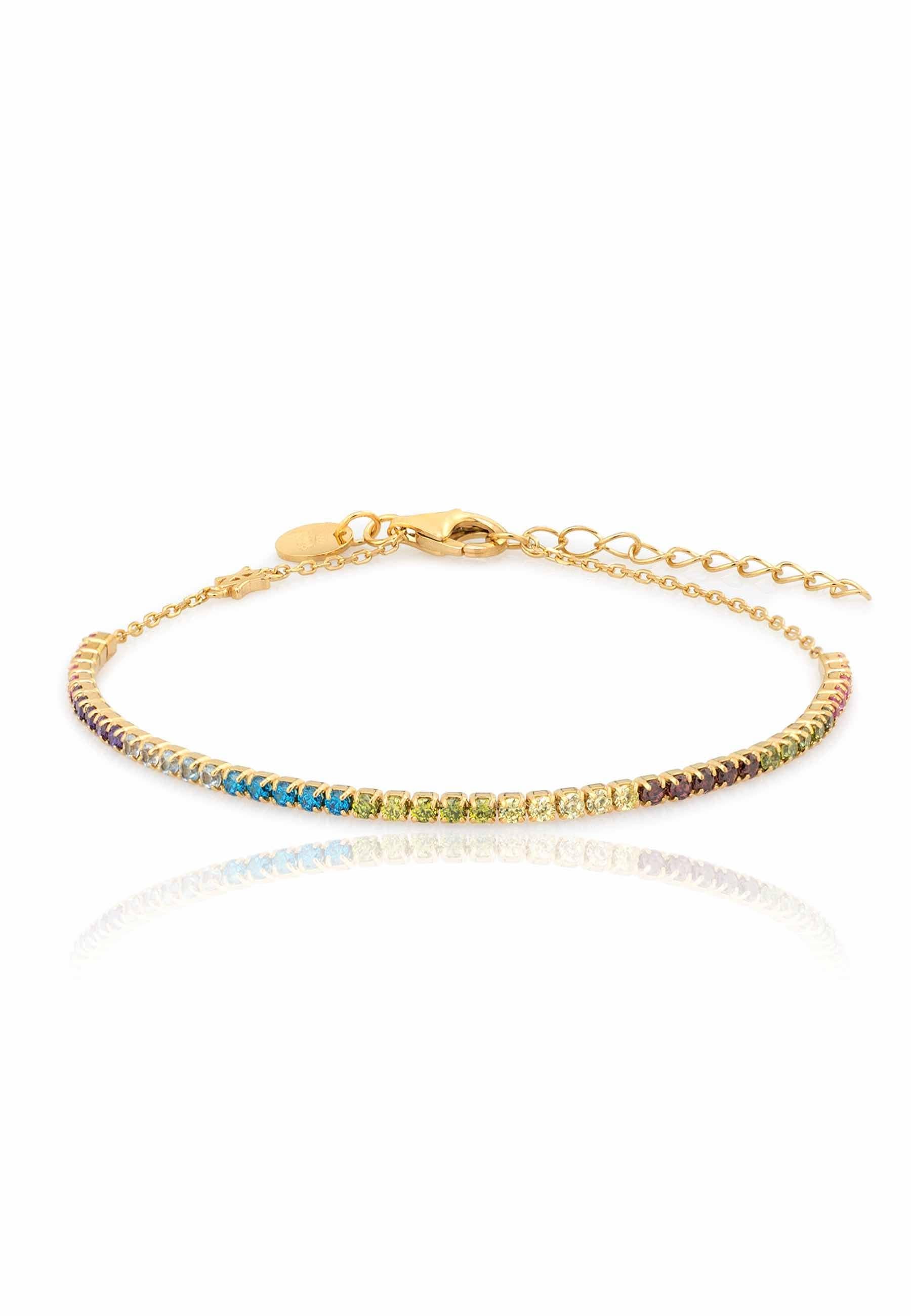 Arcoiris Guldarmbånd Karat Guld & Sølv - Aran Jewels Armbånd