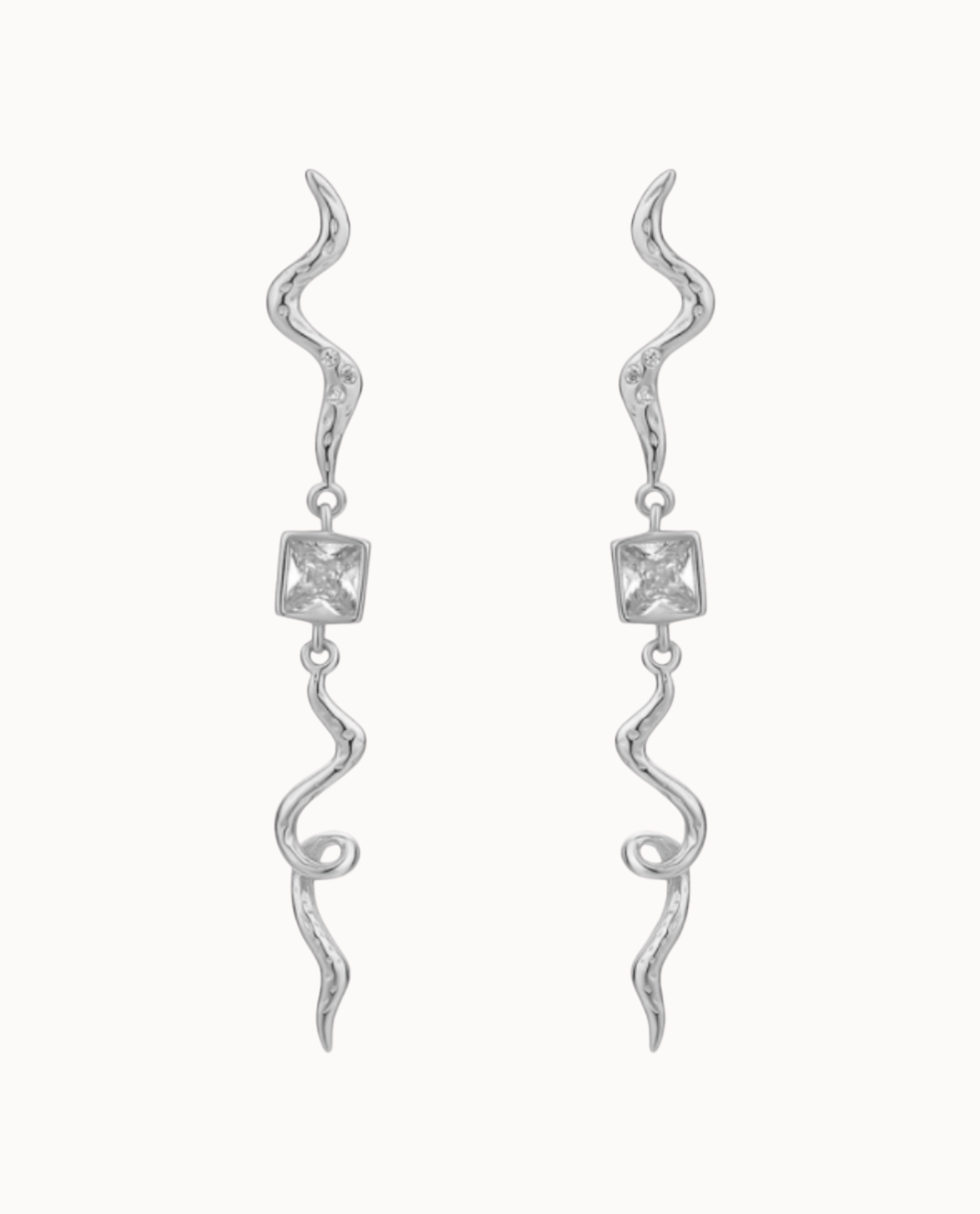 Caelia Earrings Sølv - Nava Copenhagen Øreringe  - 05715461001125