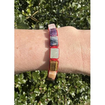 Chakra Armbånd Rød Snor Chakra Armbånd Godkarmashop - Armbånd