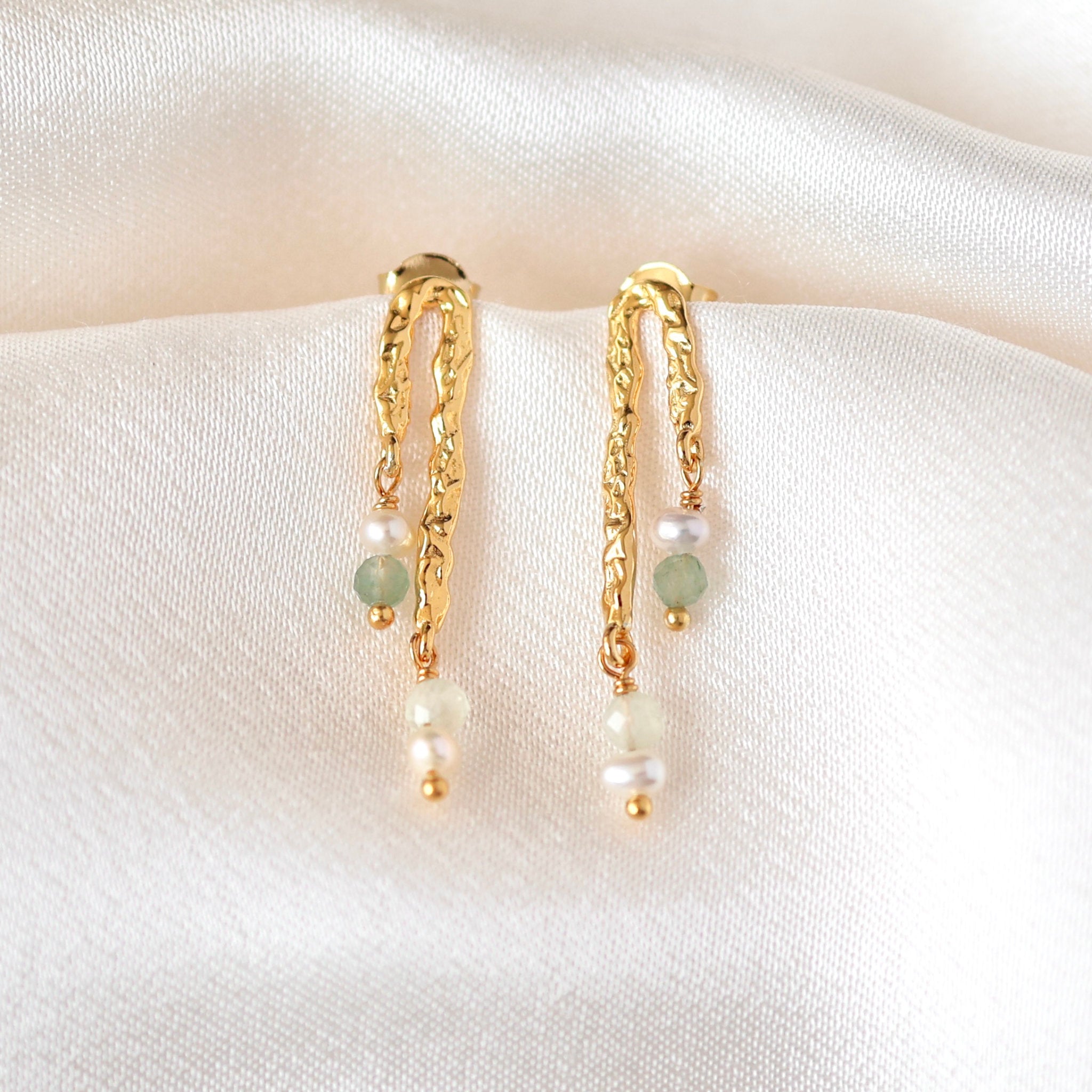 Guld Clara øreringe Forgyldt - Øreringe