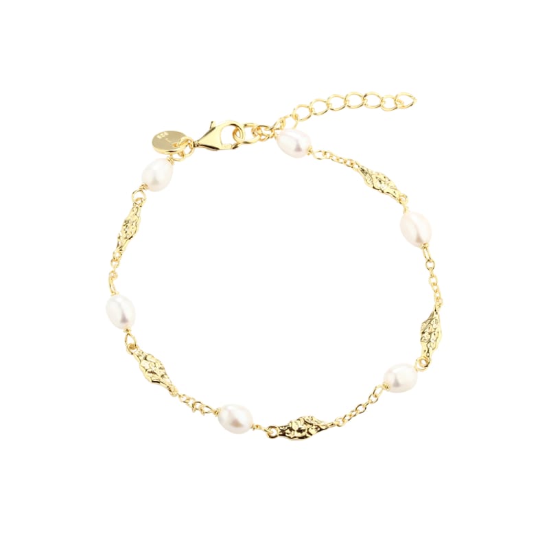 Milena Pearl Bracelet Gold - Aqua Dulce Armbånd  - 5740013858254