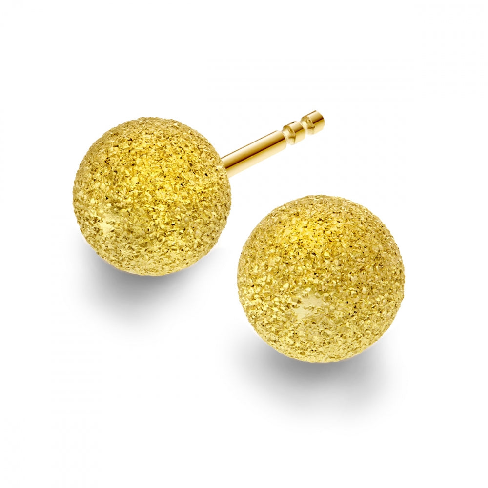 Arne Nordlie Arne Noedlie Sparkling Ball Forgyld Sølv ørestikker 68679 - Arne Nordlie Øreringe